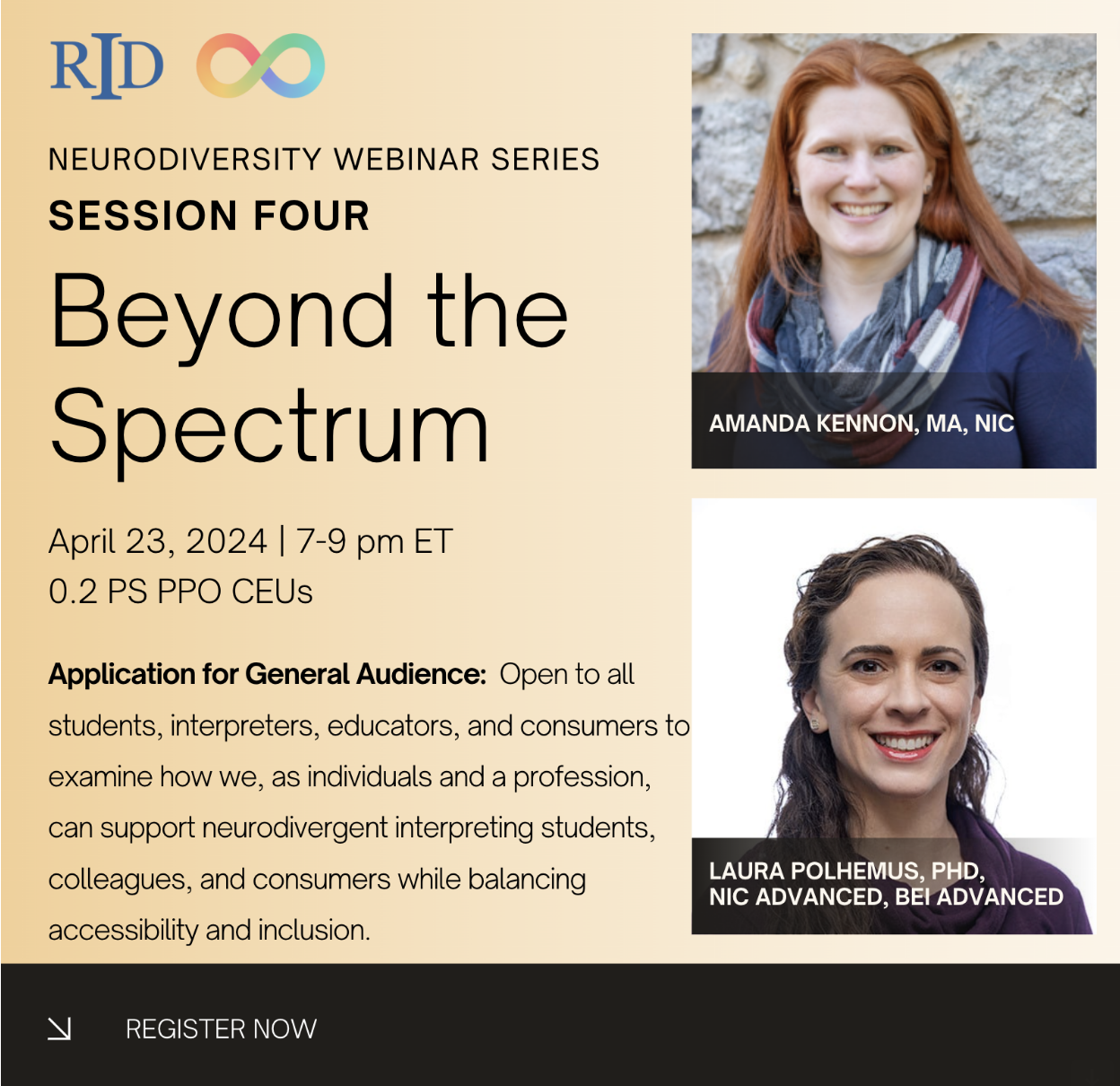 NO CEUs Beyond the Spectrum: Application